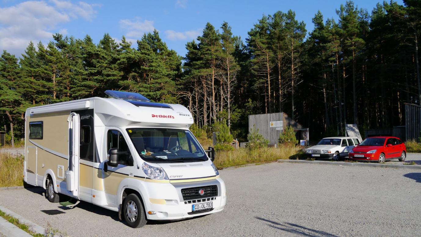 Stellplatz auf der Insel Saltö