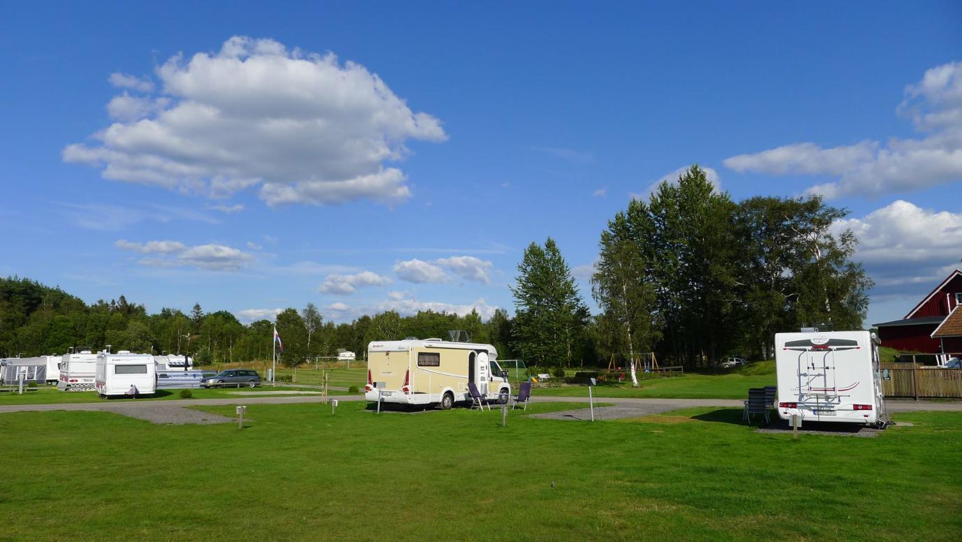 gemütlicher, kleiner Campingplatz Åsleröds Camping
