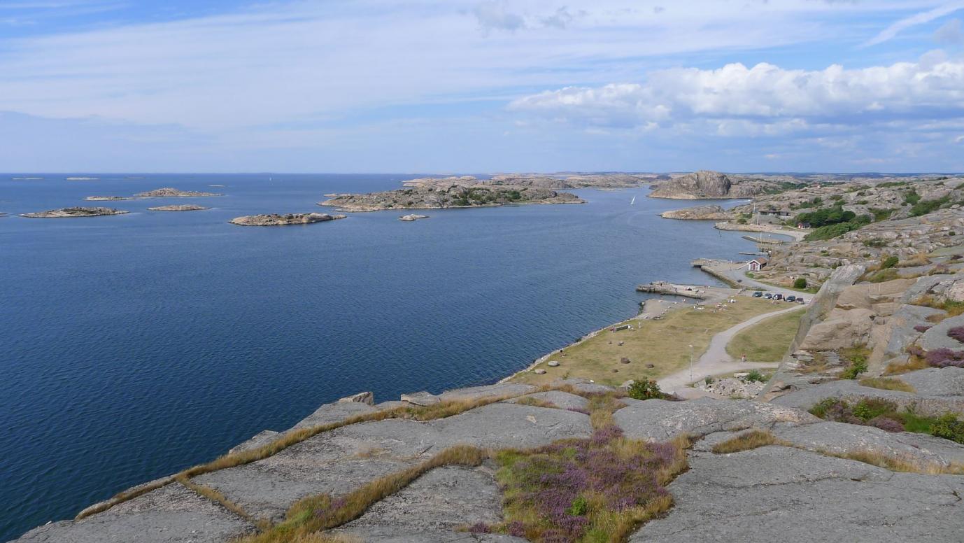 auf den "Bergen" von Hunnebostrand