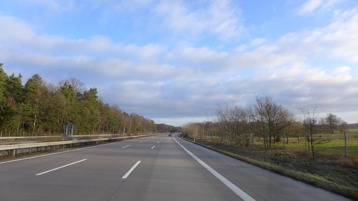 unterwegs auf der A7