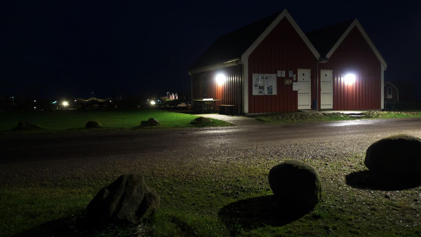 am Stellplatz Voerså Fiskerleje