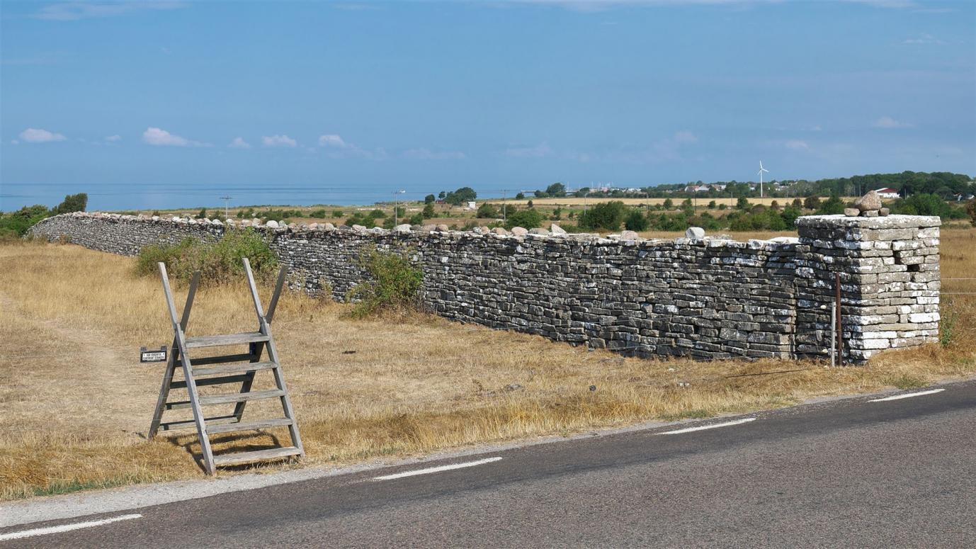 Insel Öland - die Mauer von Karl X