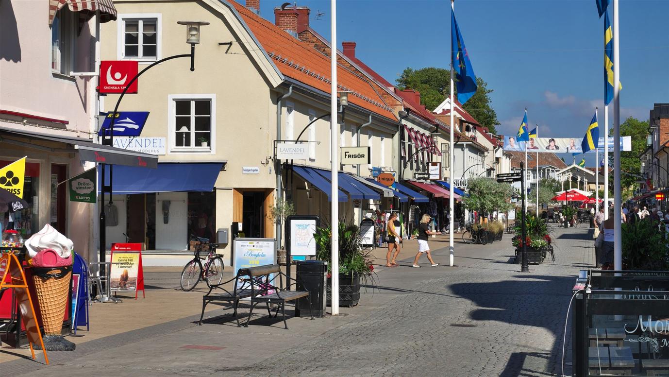 Fußgängerzone Borgholm