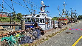 230608-10v Husum - am Kutterhafen, lecker Fischbrötchen essen & kleiner Einkauf