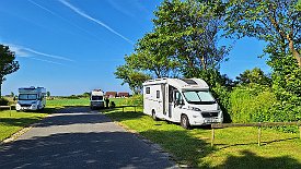 230609-01v Friedrichskoog Spitze - morgens am Stellplatz