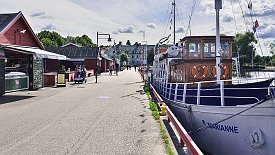 230830-35v Mariestad Hamn - Spaziergang am Hafen