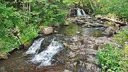 240817-088v Hallamölla Vattenfall - Wasserfall und Mühle ...